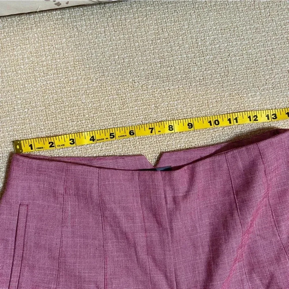 Worthington Straight Leg High Waisted Dress Pant in Pink Women’s 2 - Picture 7 of 7